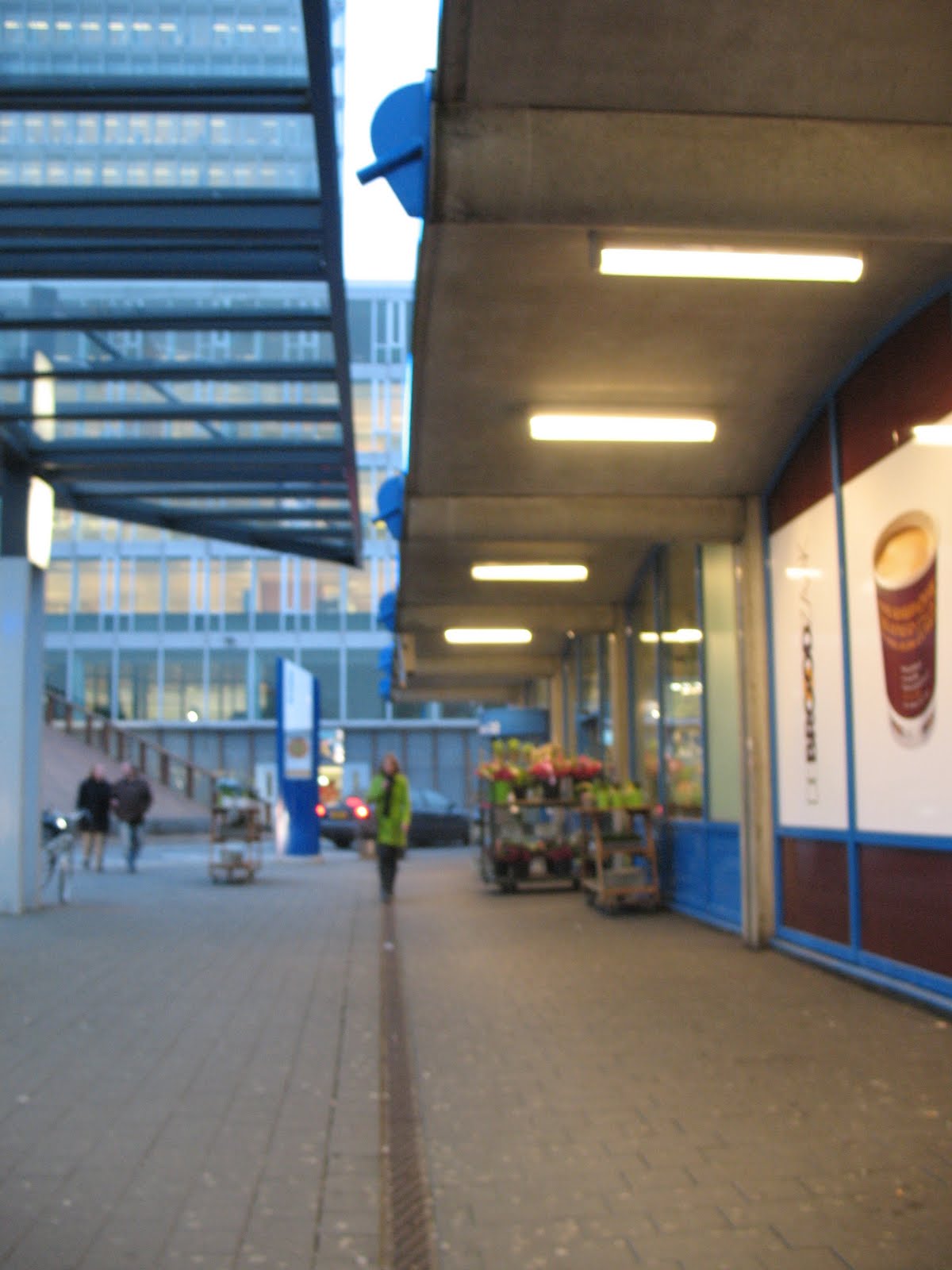 No roof for part of the station