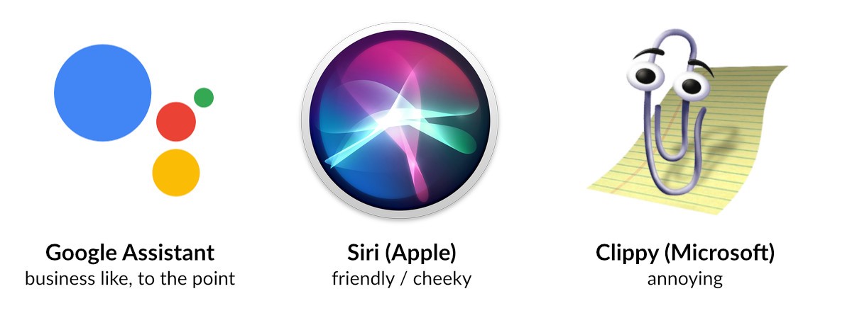 Three digital assistants compared